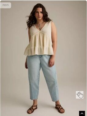 Torrid Festi High-Rise Barrel Jean